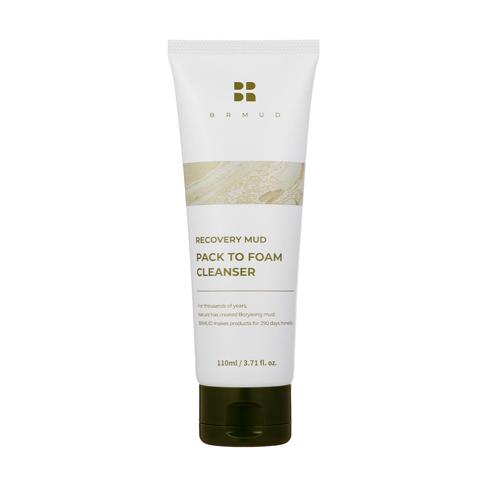 Recovery Mud Pack to Foam Cleanser